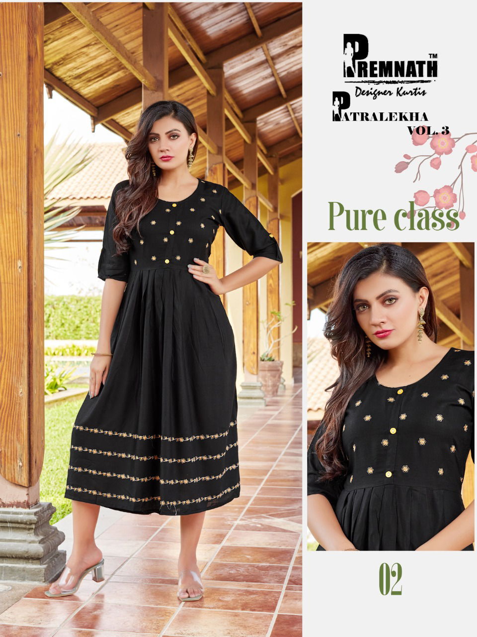 PATRALEKHA 3 Fancy Ethnic Wear Rayon Slub Designer Kurti Collection